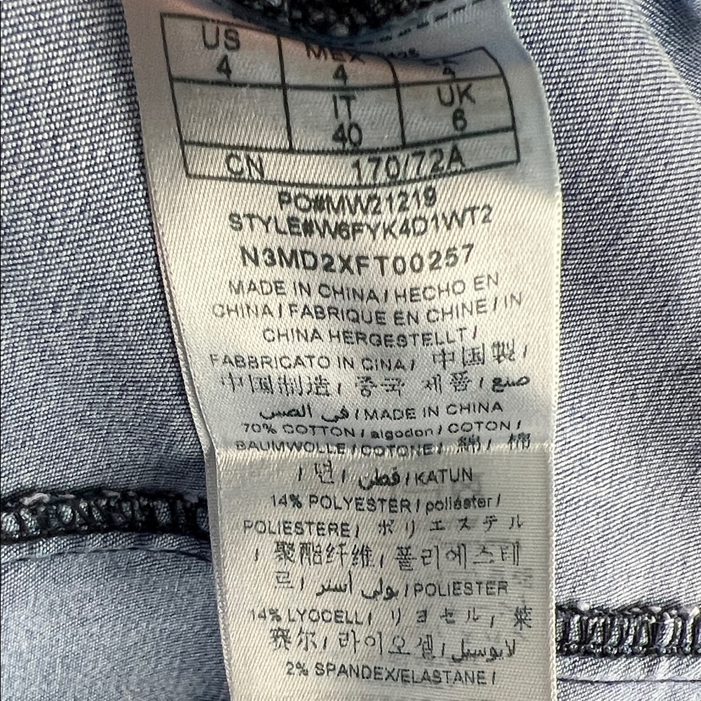 GUESS SHALAY DENIM DRESS - Picture 11 of 13